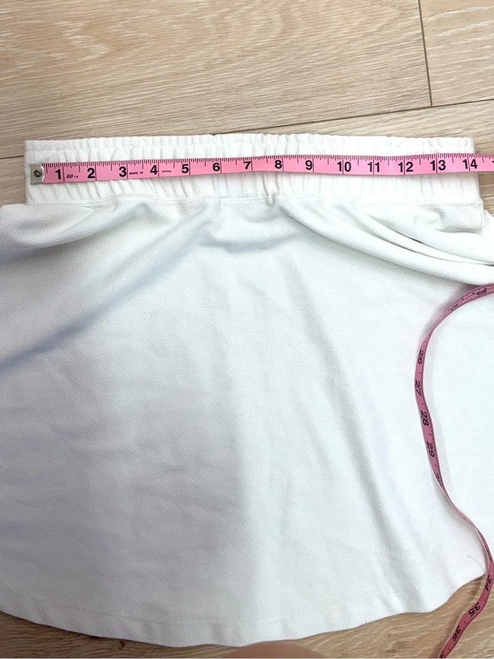 Nike White Circle Skirt with Black Logo